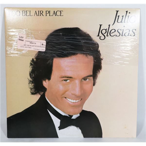 1100 BEL AIR PLACE JULIO IGLESIAS VINYL RECORD
