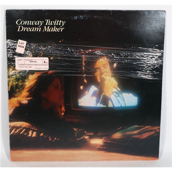 CONWAY TWITTY DREAM MAKER VINYL RECORD