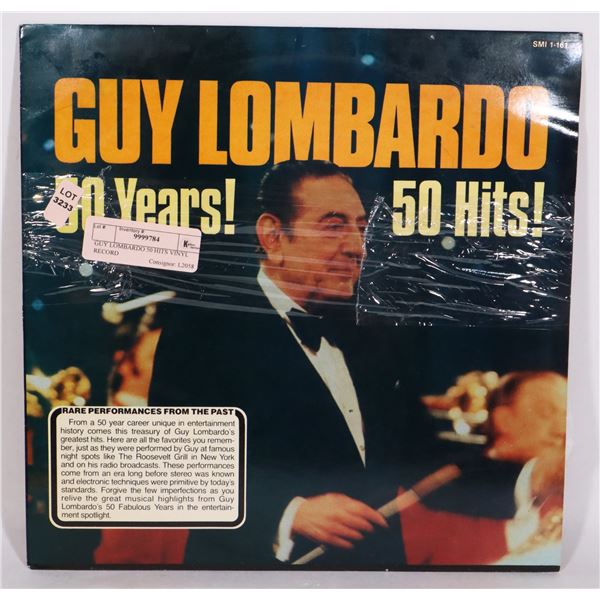 GUY LOMBARDO 50 HITS VINYL RECORD