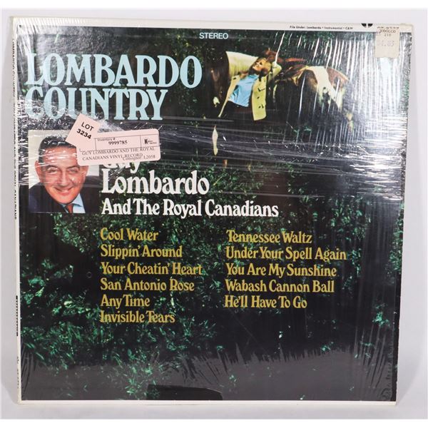 GUY LOMBARDO AND THE ROYAL CANADIANS VINYL RECORD