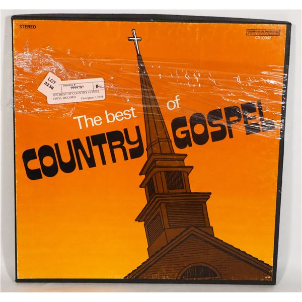 THE BEST OF COUNTRY GOSPEL VINYL RECORD
