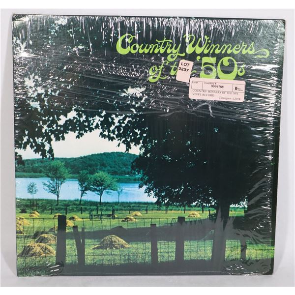 COUNTRY WINNERS OF THE 50'S VINYL RECORD