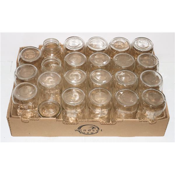 FLAT OF ASSORTED JARS