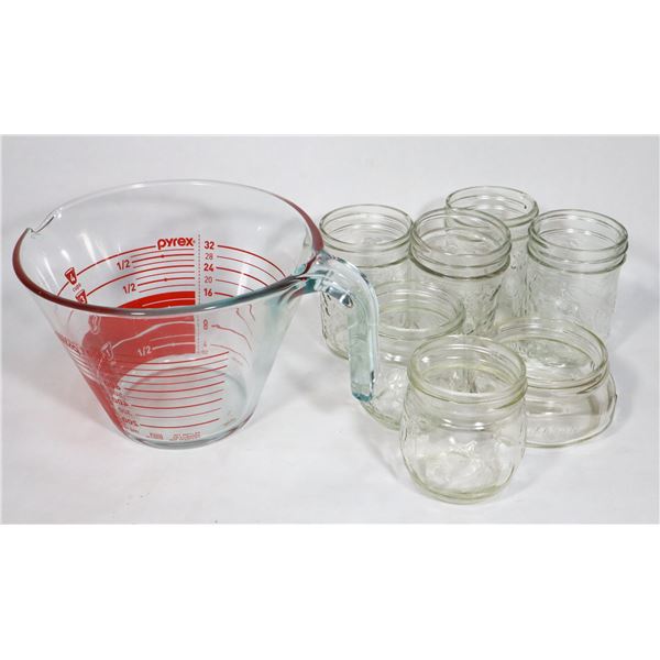 FLAT OF ASSORTED JARS