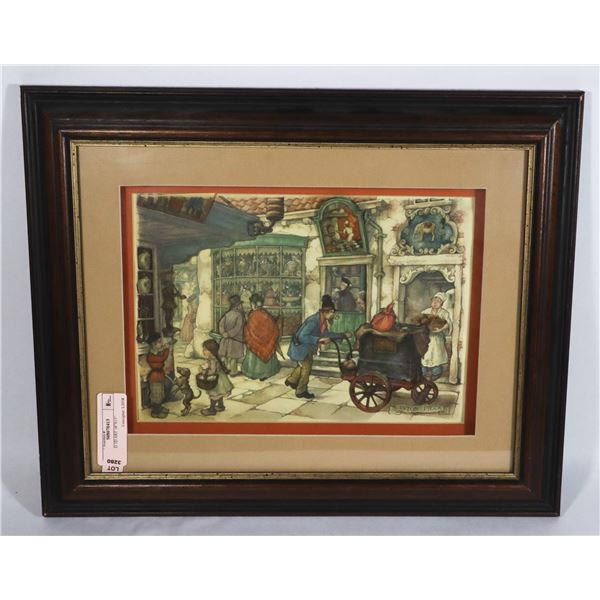 FRAMED 3D ART 18"X15"