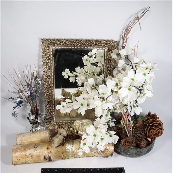 LARGE LOT OF ASSORTED DECORATIVE ITEMS