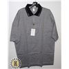 Image 1 : NEW MENS BLACK 100% MERCERIZED COTTON POLO SIZE XL