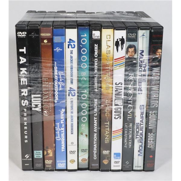 BUNDLE OF ASSORTED DVD MOVIES