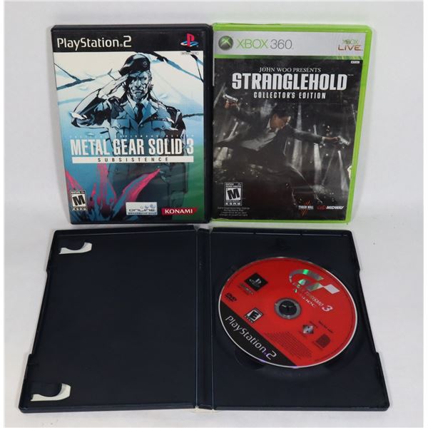 BUNDLE OF ASSORTED VIDEO GAMES