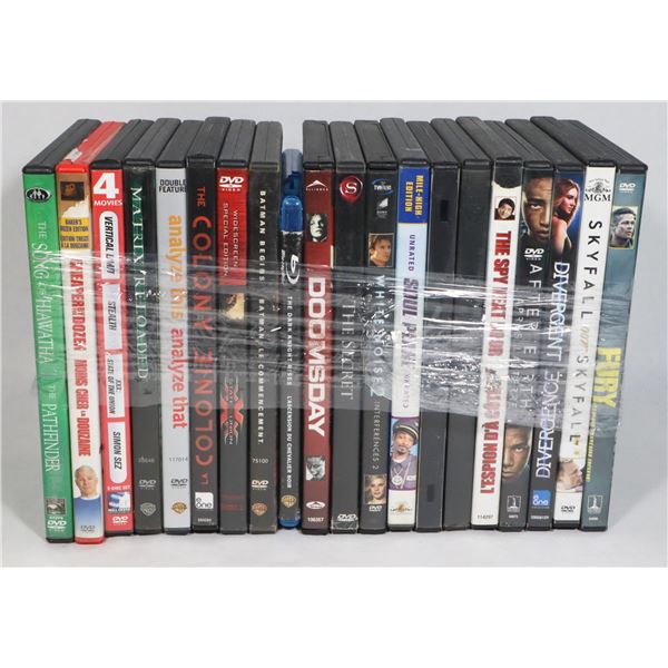 BUNDLE OF ASSORTED DVD MOVIES