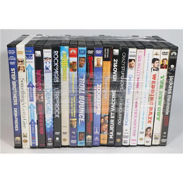 BUNDLE OF ASSORTED DVD MOVIES