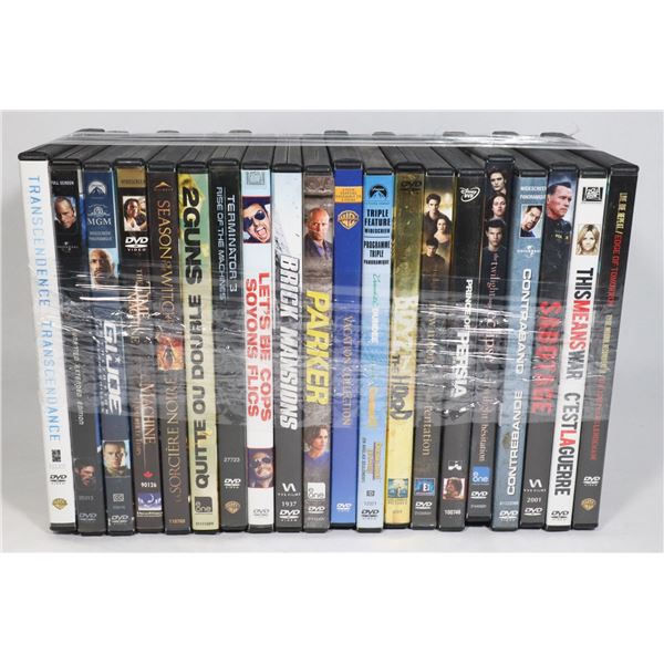 BUNDLE OF ASSORTED DVD MOVIES