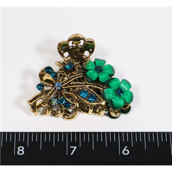 NEW VINTAGE STYLE FLOWER BOUQUET CLAW CLIP