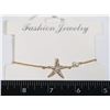 NEW RHINESTONE STARFISH BRACELET