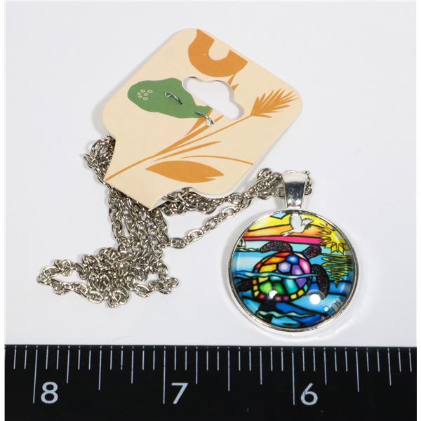 NEW TURTLE PENDANT AND CHAIN