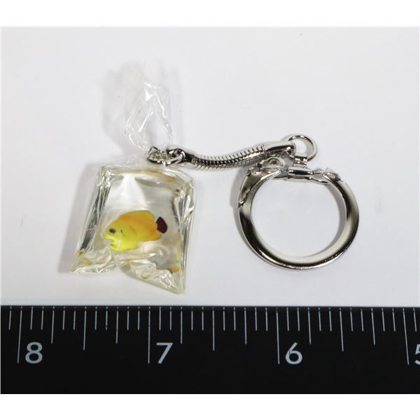 NEW "FISH IN A BAG" KEYCHAIN