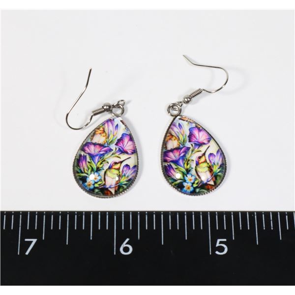 NEW TEAR DROP DROP BIRD DESIGN EARRINGS