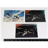 Image 1 : #54 LOT OF 3 STAR WARS HOLOGRAPHIC LARGE