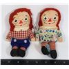 Image 1 : #72 RAGGEDY ANN AND ANDY DOLLS 1968 KNICKERBOCKER