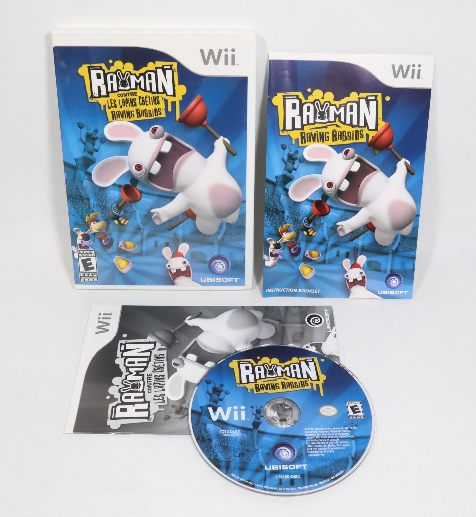 #656 RAYMAN RAVING RABBIDS CIB NINTENDO WII GAME