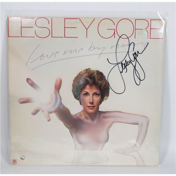 #207 SIGNED PROMO COPY LESLEY GORE LOVE ME BY