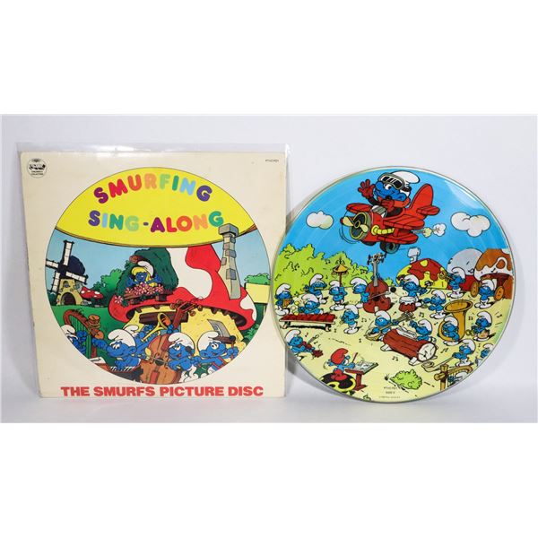 #223 THE SMURFS PICTURE DISC PTVC-PD1 VINYL