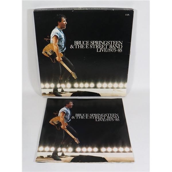 #229 BRUCE SPRINGSTEEN 5 LP BOX SET W/BOOK WORN