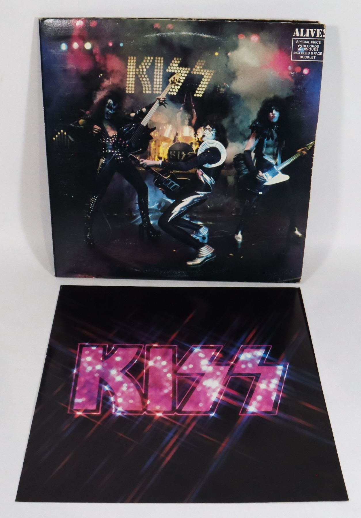 Nblp #251 KISS ALIVE! 2 LP SET W/ BOOKLET NBLP 7020-2