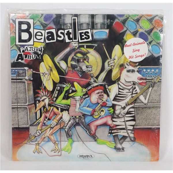 #275 BEASTLES PARTY ALBUM WORN VINYL RECORD