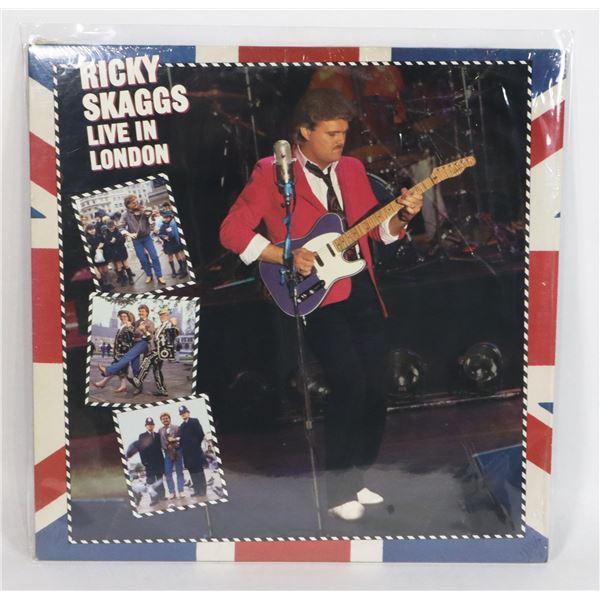 #279 RICKY SKAGGS LIVE IN LONDON VINYL RECORD