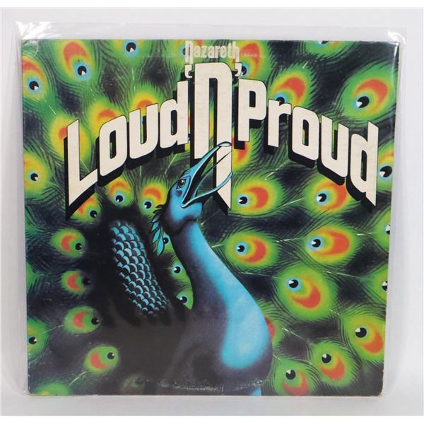 #284 NAZARETH LOUD N' PROUD FAIR CONDITION VINYL