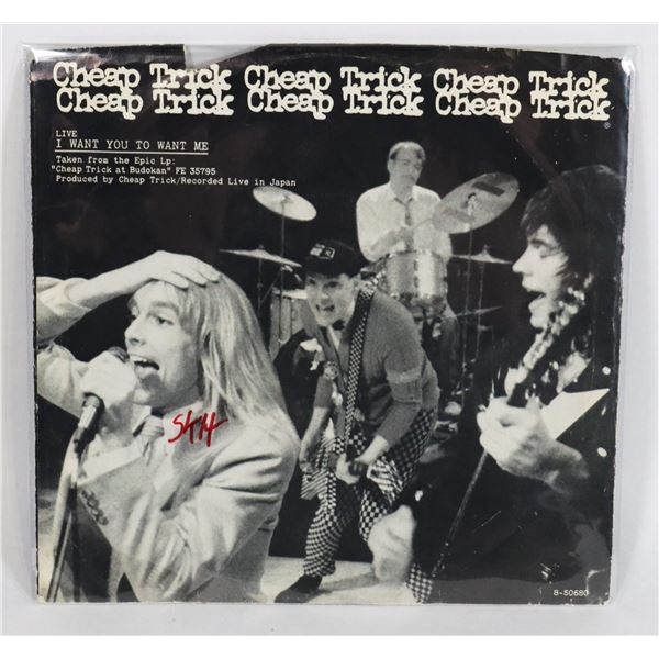 #315 45 RECORD SINGLE CHEAP TRICK I WANT YOU TO