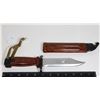 Image 2 : #368 RUSSIAN AK47 BAYONET W/ SCABBARD USSR CCCP