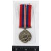 Image 1 : #375 WWII CANADA WAR MEDAL 1939 1945 SILVER WW2