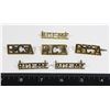Image 1 : #422 LOT OF 6 MILITARY SHOULDER TITLES RCA RCEME