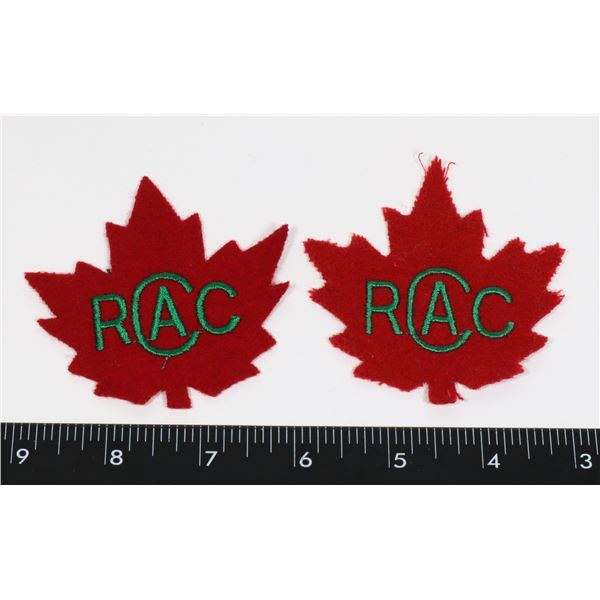 #460 PAIR ROYAL CANADIAN ARMY CADET PATCH CREST