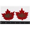 Image 1 : #460 PAIR ROYAL CANADIAN ARMY CADET PATCH CREST