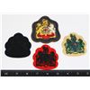Image 1 : #461 LOT OF 4 COAT OF ARMS BRITISH CANADA UNIFORM