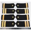 Image 1 : #466 4 PAIRS NAVY MILITARY SHOULDER BOARD UNIFORM