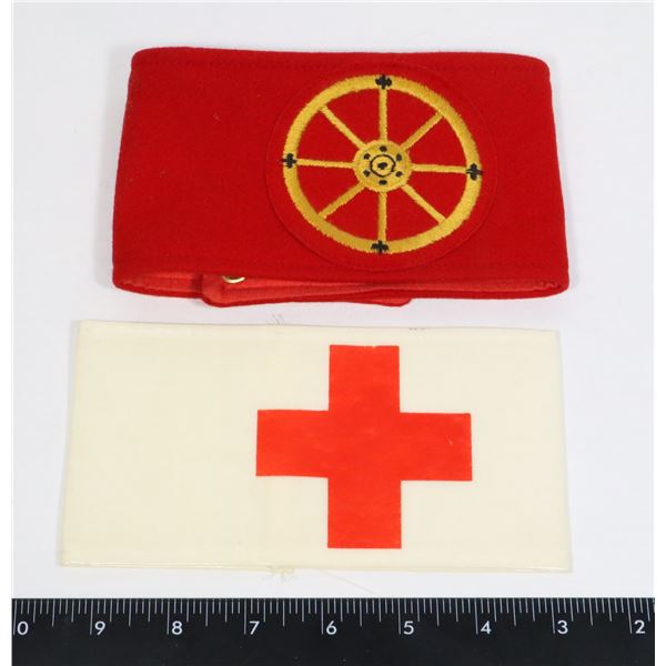 #467 PAIR OF ARMBANDS INCLUDING MEDICAL MEDIC