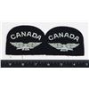 Image 1 : #468 UNCUT PAIR ROYAL CANADIAN AIR FORCE SHOULDER