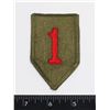 Image 1 : #476 AMERICAN MILITARY 1ST INFANTRY DIVISION PATCH