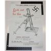 Image 1 : #482 ANTI-NAZI 1941 US ARMY TRAINING PROPAGANDA