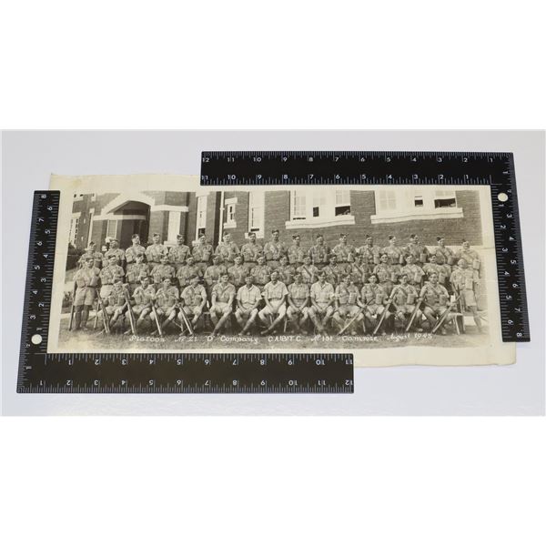 #491 WW2 CANADA ALBERTA PHOTO LONG PLATOON 22