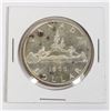 Image 1 : #500 1960 CANADIAN $1 VOYAGEUR SILVER DOLLAR COIN