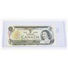 Image 1 : #509 1973 $1 ONE DOLLAR CANADA PAPER MONEY BILL
