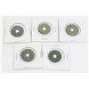Image 1 : #520 LOT OF 4 ANTIQUE CHINESE COIN QIAN CASH