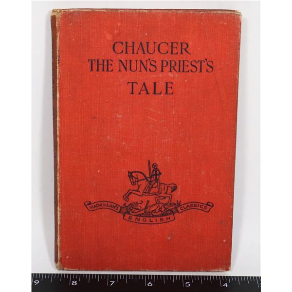 #548 CHAUCER THE NUN'S PRIEST'S TALE HARDCOVER