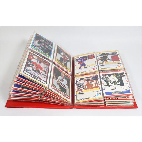 #618 HOCKEY CARD ALBUM 1990 SCORE TOPPS CARDS