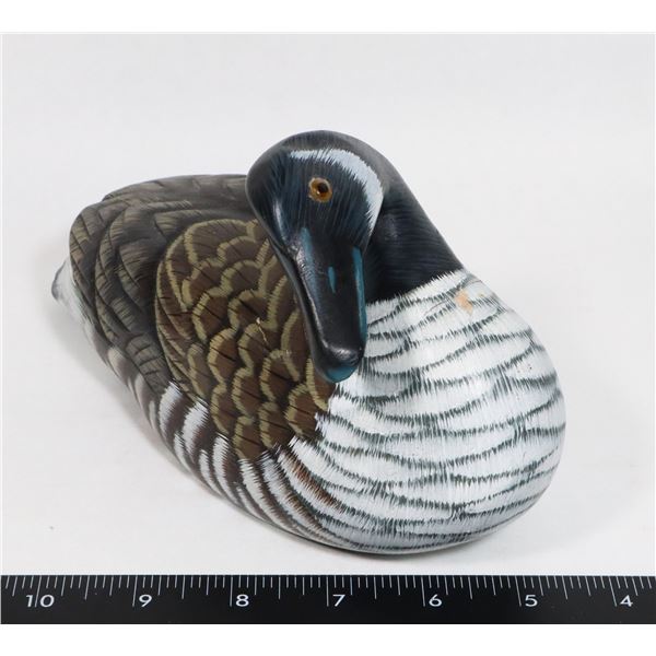 #626 HAND PAINTED WOODEN DUCK